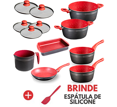 Kit Redsilver 12 peças